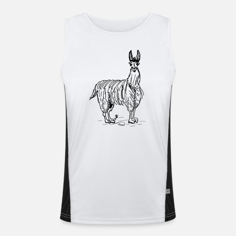 Lama Funktionelles Kontrast-Tank Top für Männer 