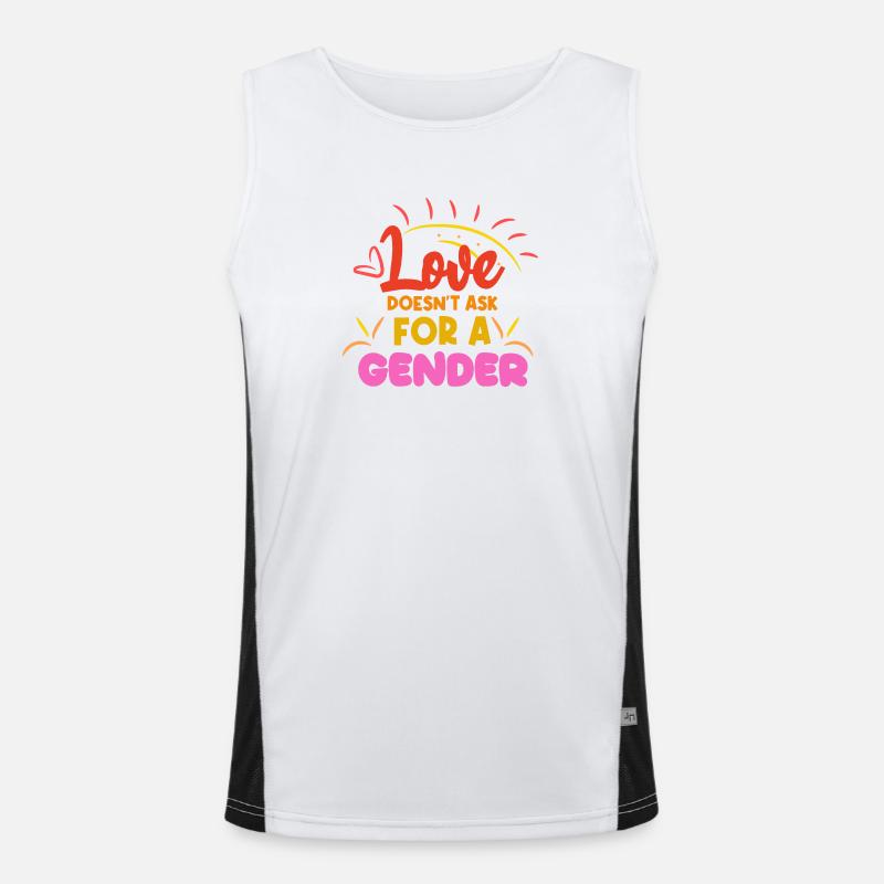 Same-sex partnership Lgbt Statement Men's Functional Contrast Tank Top 