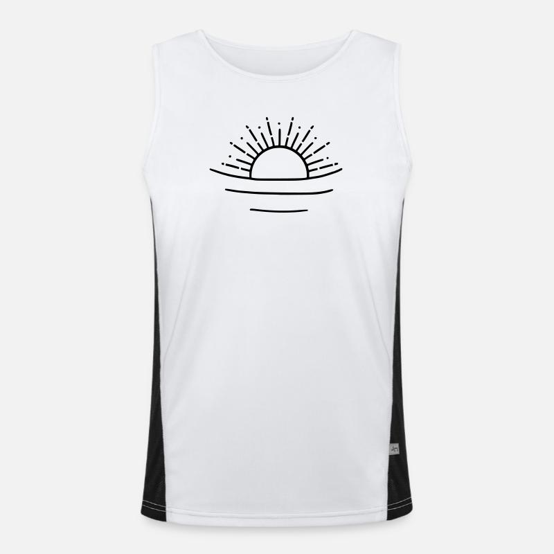 relaxed sun Men's Functional Contrast Tank Top 