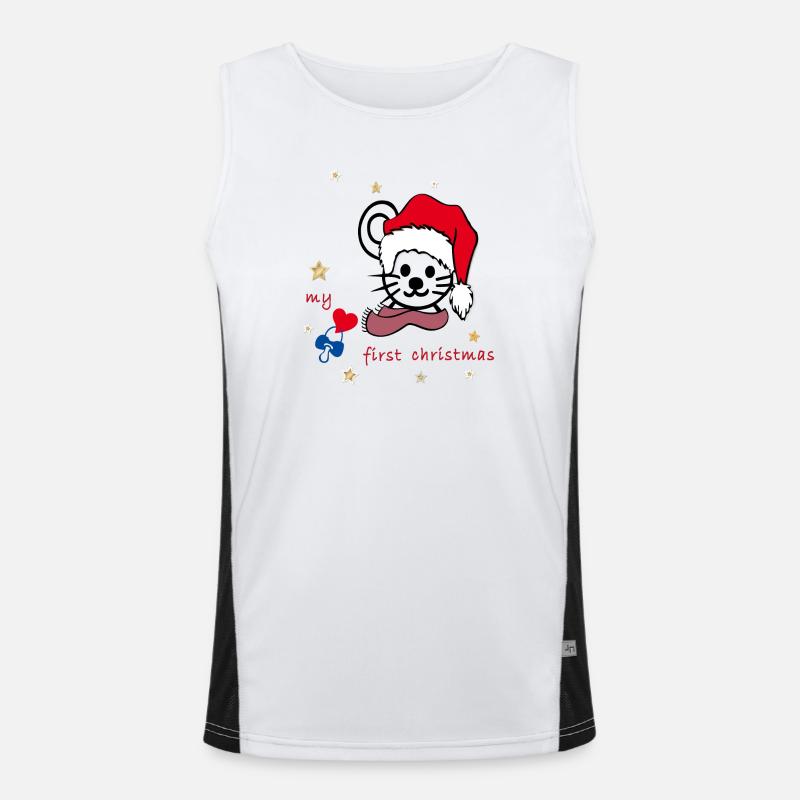 Mon premier Noël Débardeur respirant contrasté Homme 