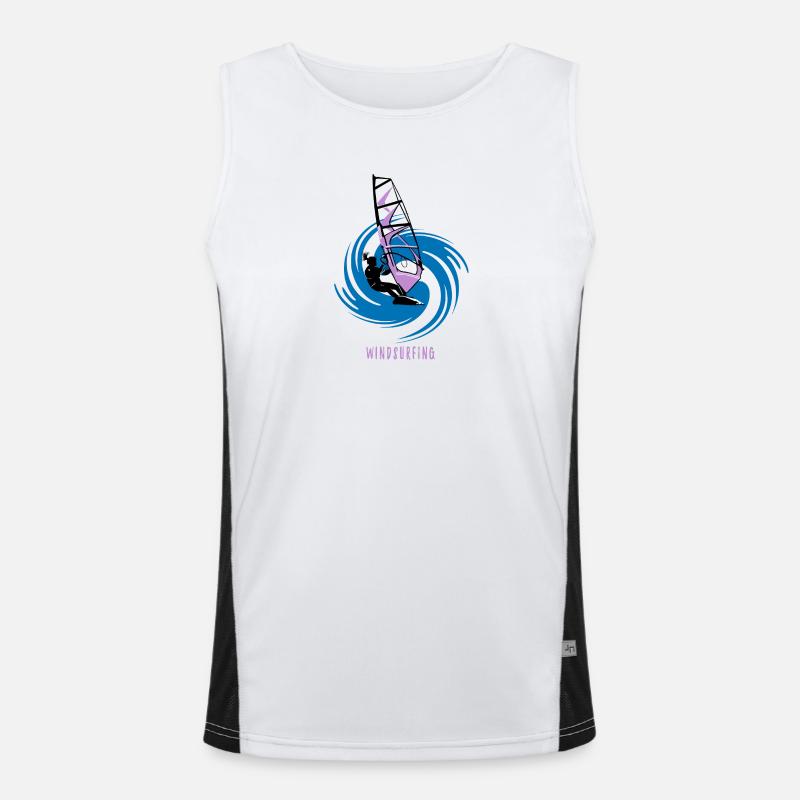 windsurfing Men's Functional Contrast Tank Top 