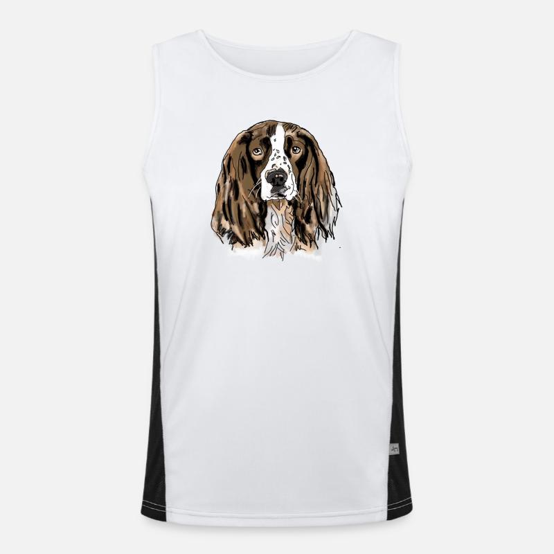 Spaniel Men's Functional Contrast Tank Top 