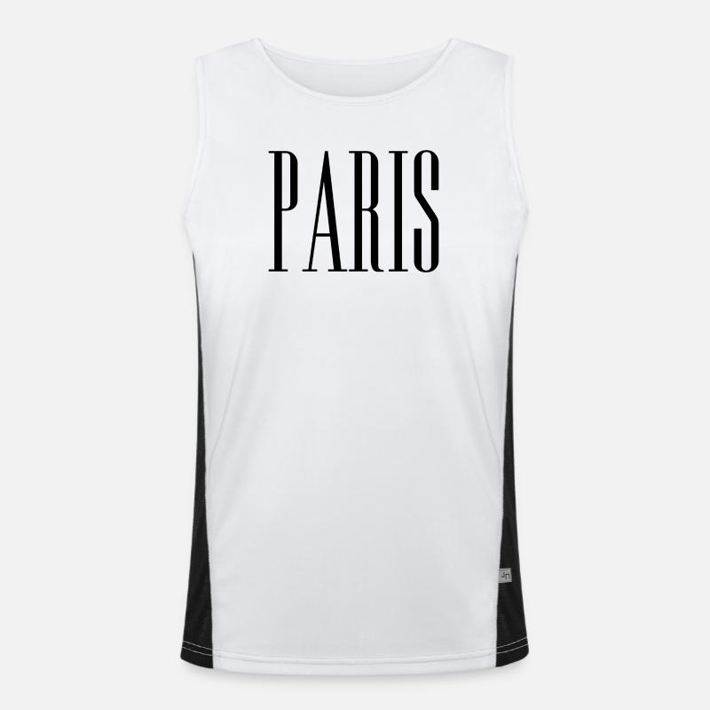 Paris Men's Functional Contrast Tank Top 