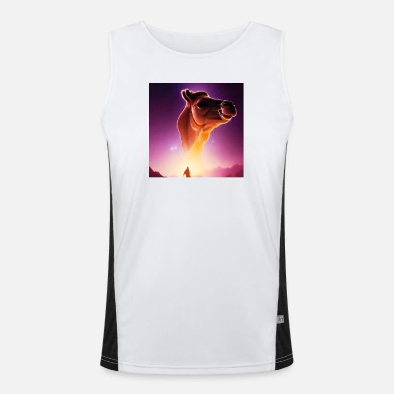 Dromedary Djinn Men's Functional Contrast Tank Top 