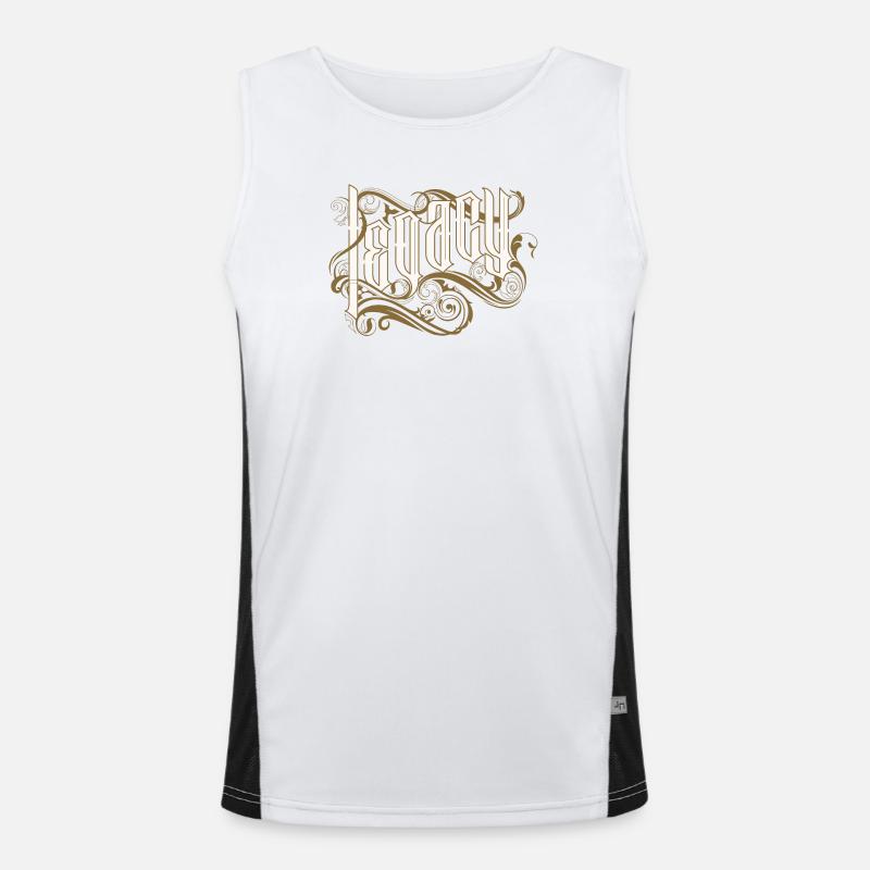 Hinterlassenschaft Funktionelles Kontrast-Tank Top für Männer 