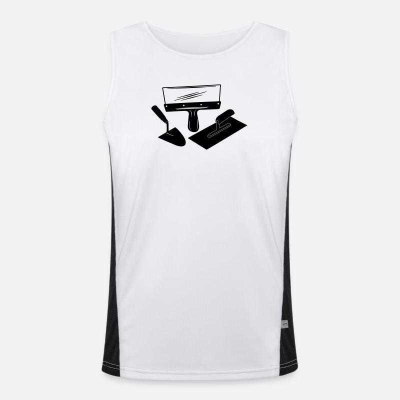 Stucadoors tools Men's Functional Contrast Tank Top 