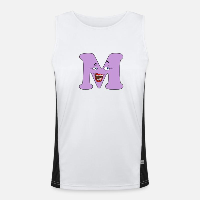 M Funktionelles Kontrast-Tank Top für Männer 