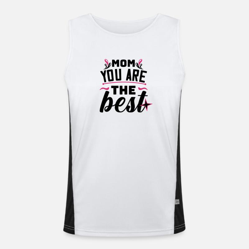 Muttertag, Muttertag, Muttertag, Muttertag, Muttertag Funktionelles Kontrast-Tank Top für Männer