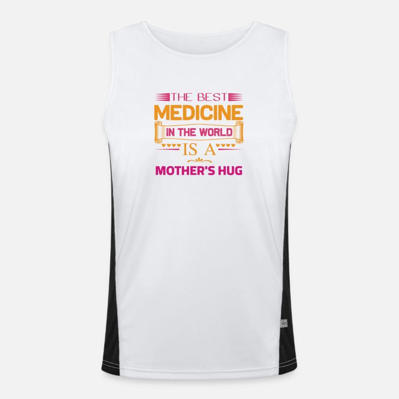 Muttertag, Muttertag, Muttertag, Muttertag, Muttertag Funktionelles Kontrast-Tank Top für Männer