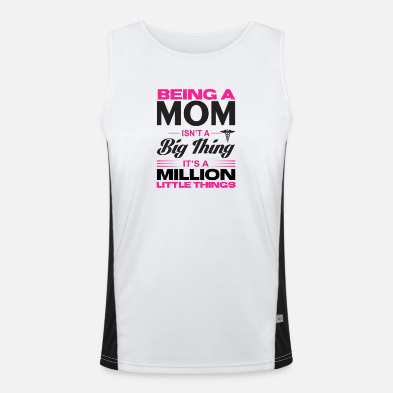 Muttertag, Muttertag, Muttertag, Muttertag, Muttertag Funktionelles Kontrast-Tank Top für Männer 