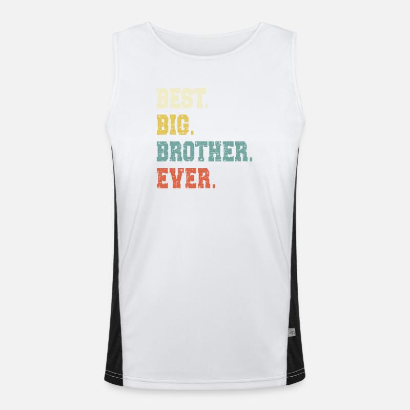 Grosser Bruder Funktionelles Kontrast-Tank Top für Männer 