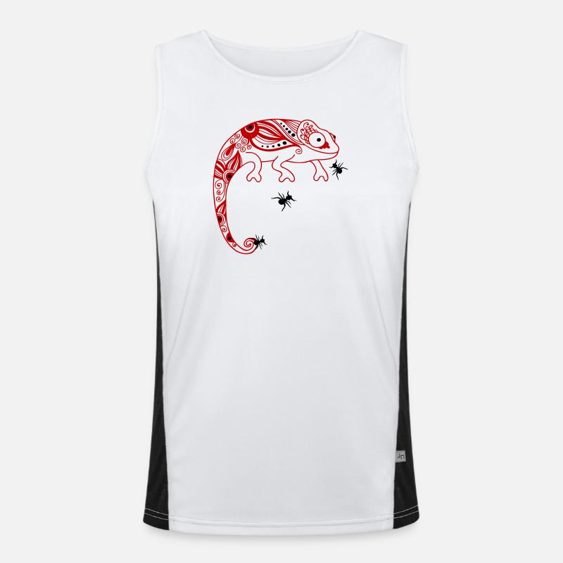 Camelion Funktionelles Kontrast-Tank Top für Männer 