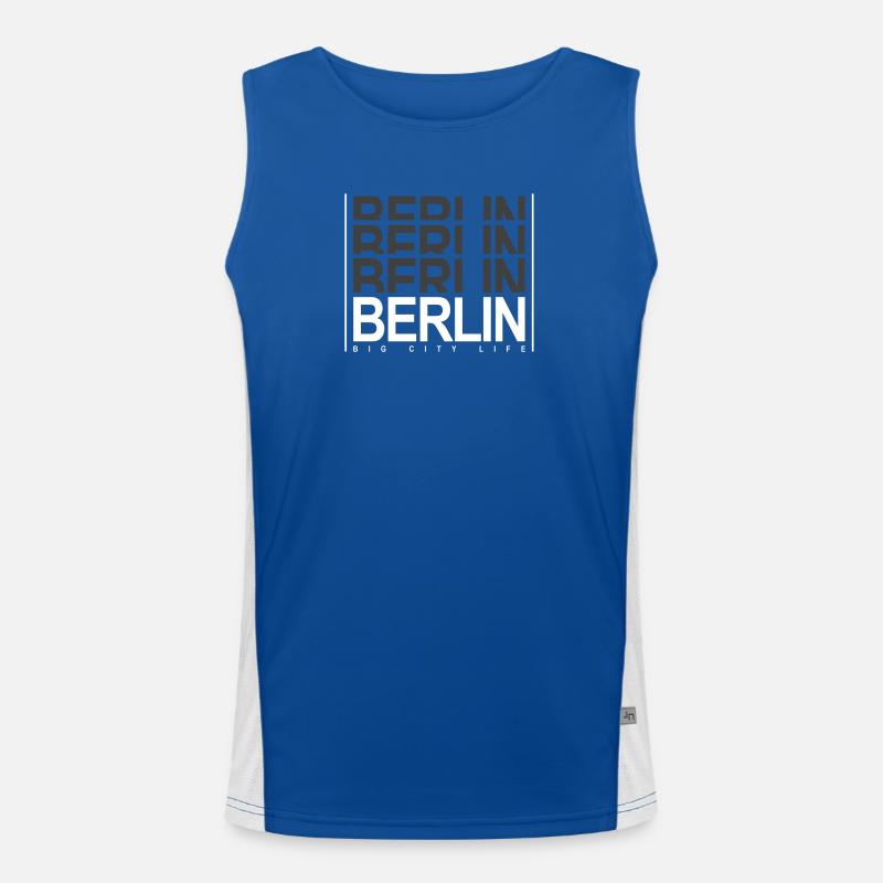 Berlin Funktionelles Kontrast-Tank Top für Männer 