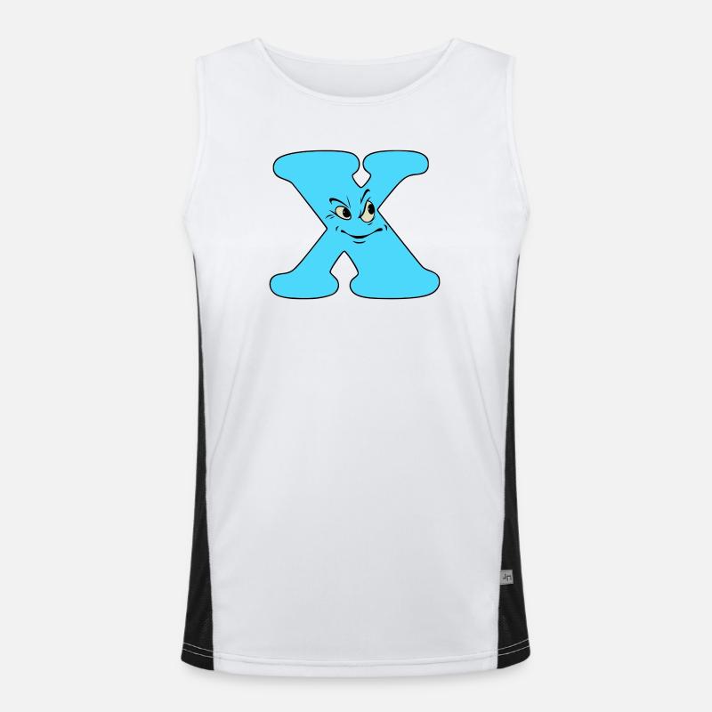 X Débardeur respirant contrasté Homme 