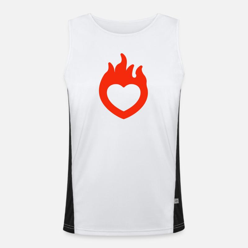 Saint-Valentin, Saint-Valentin, Saint-Valentin Débardeur respirant contrasté Homme 