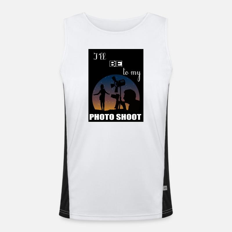 Ich werde SCHIESSEN Funktionelles Kontrast-Tank Top für Männer 