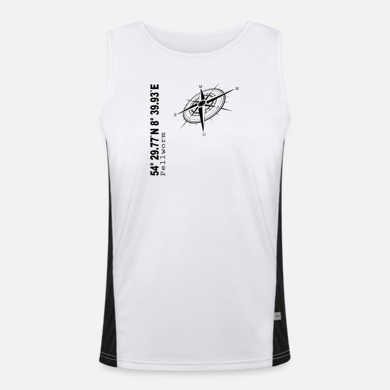 Pellworm Funktionelles Kontrast-Tank Top für Männer 