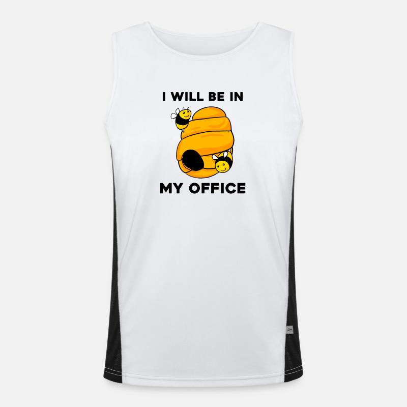 Imker Honig Imkerei - Imker Geschenk Funktionelles Kontrast-Tank Top für Männer 