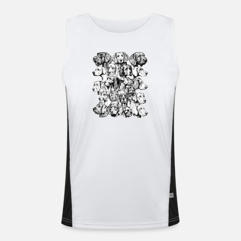 VzZP Version 1 Funktionelles Kontrast-Tank Top für Männer 