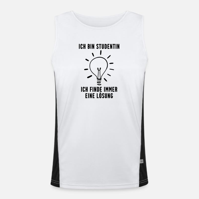 Studenin Geschenk Funktionelles Kontrast-Tank Top für Männer 