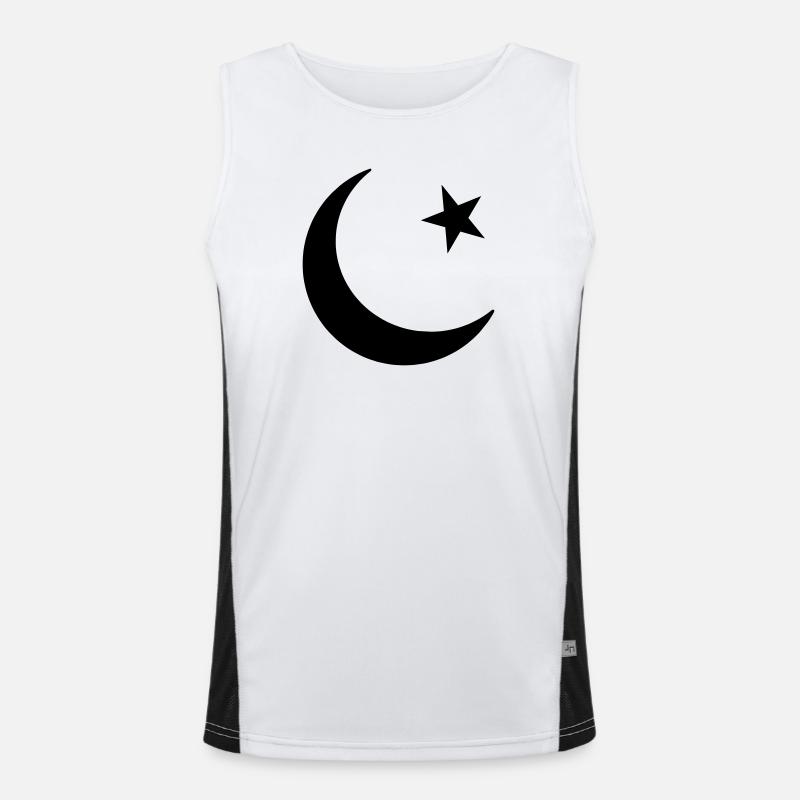 Symbole de l’Islam Débardeur respirant contrasté Homme 