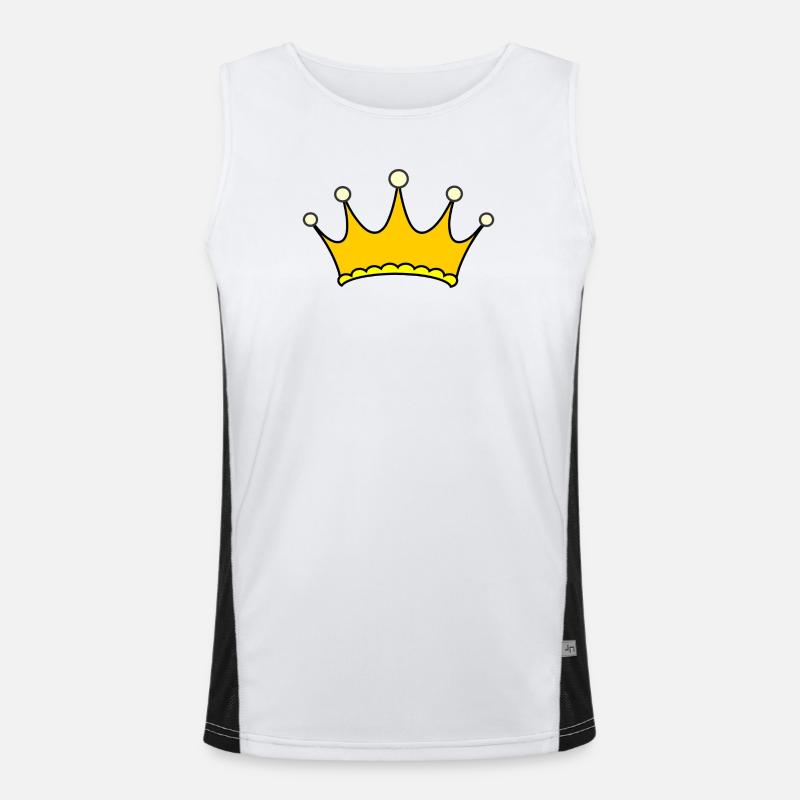 Simple crown Men's Functional Contrast Tank Top 