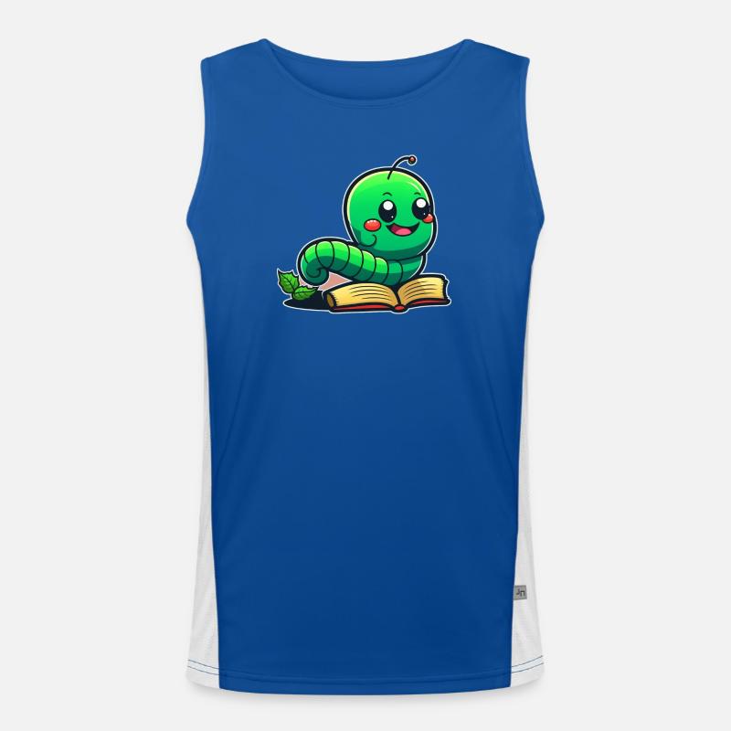 Bookworm Men's Functional Contrast Tank Top 