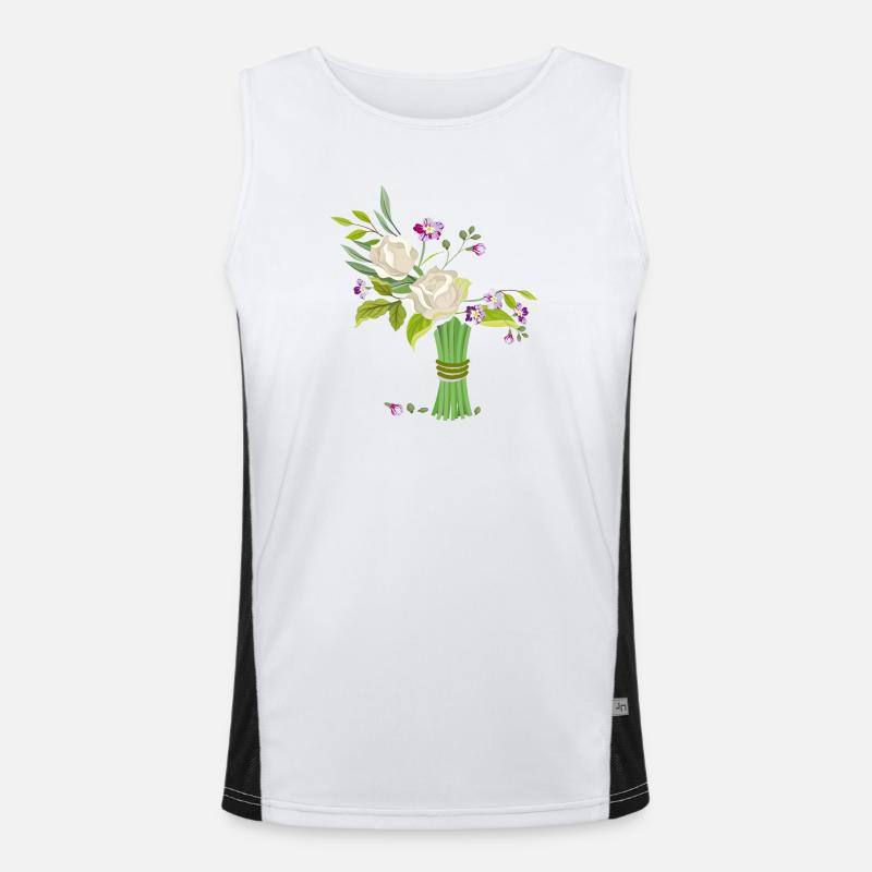 Bouquet Débardeur respirant contrasté Homme 