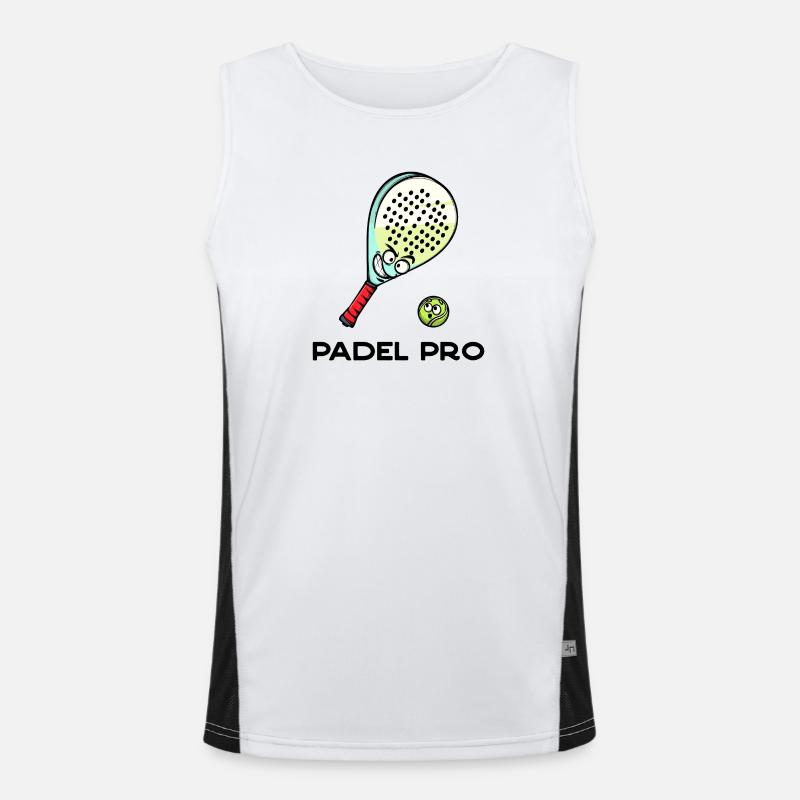 Setback Statement Racket Ball Statement Padel Men's Functional Contrast Tank Top 