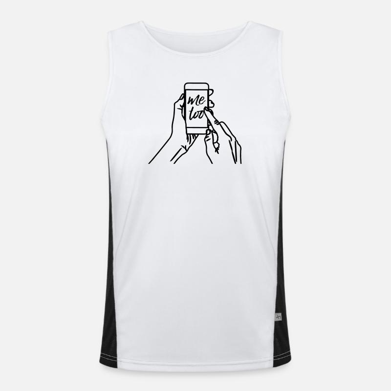 Me too Men's Functional Contrast Tank Top 