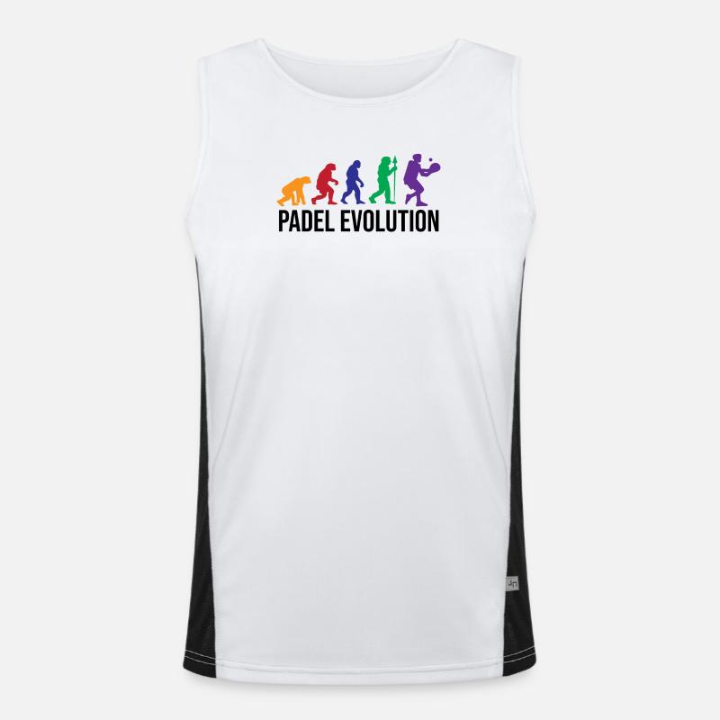 Jeu de padel Déclaration sportive de Padel Evolution Débardeur respirant contrasté Homme 
