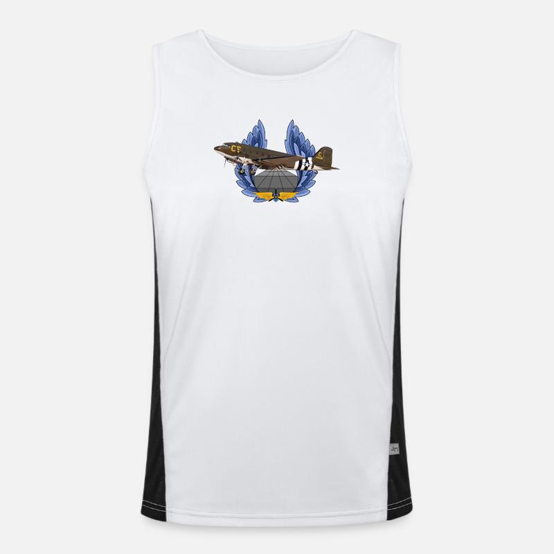 C-47 DC-3 Débardeur respirant contrasté Homme 