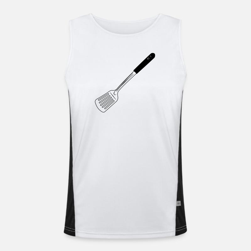 Küchenutensilien Backschaufel Funktionelles Kontrast-Tank Top für Männer 