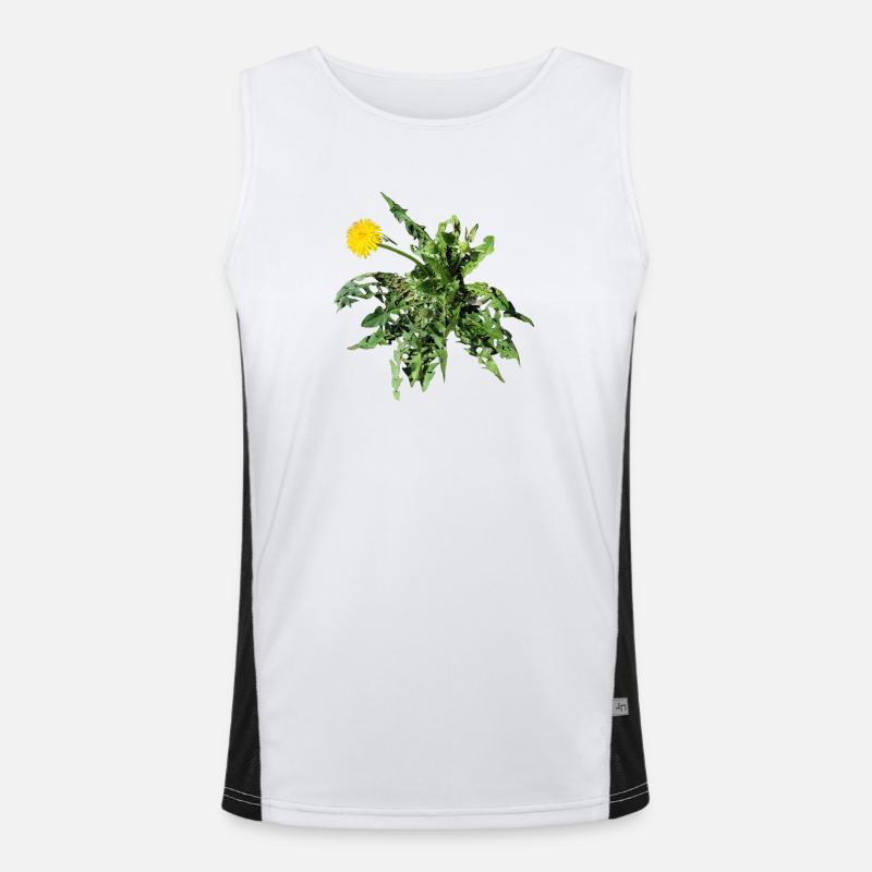 Löwenzahn Funktionelles Kontrast-Tank Top für Männer 