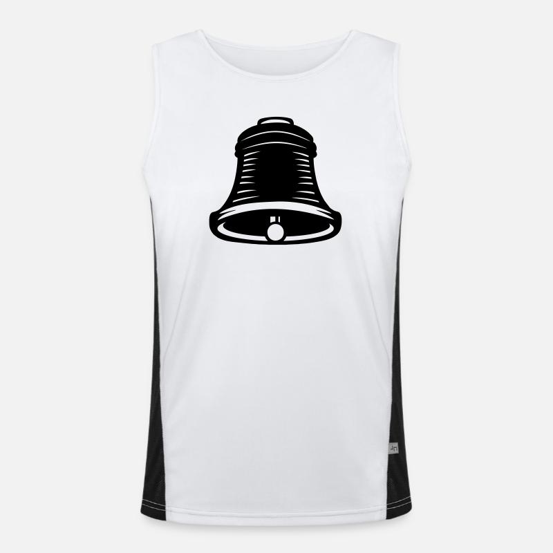Church clock Men's Functional Contrast Tank Top 