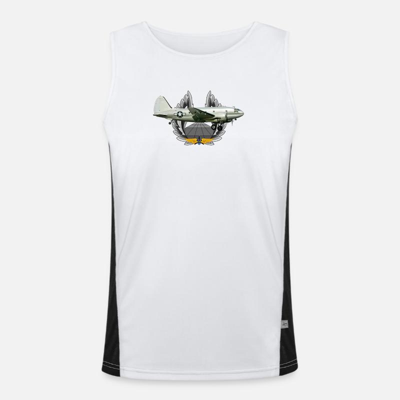 C-46 Commando Men's Functional Contrast Tank Top 
