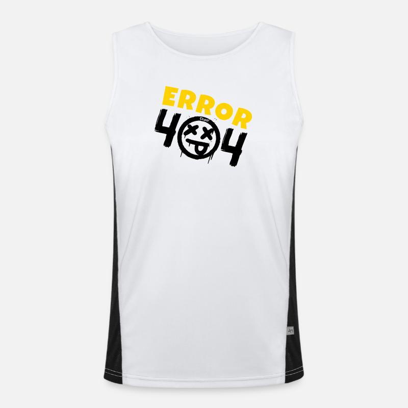 Error 404 Not Found Men's Functional Contrast Tank Top 