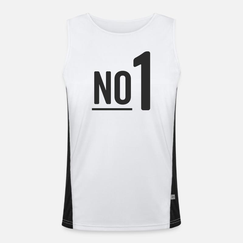 No 1 Funktionelles Kontrast-Tank Top für Männer 