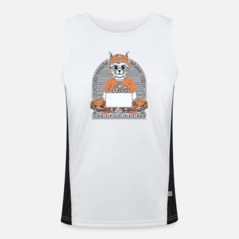 Ordinateur portable Tech Cat Zen Débardeur respirant contrasté Homme 