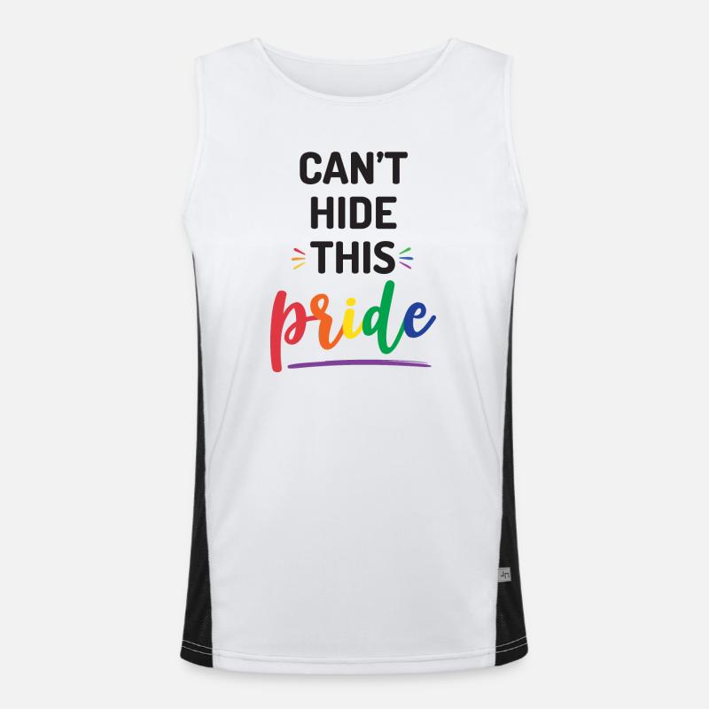 Pride Month - Can't Hide This Pride Men's Functional Contrast Tank Top 