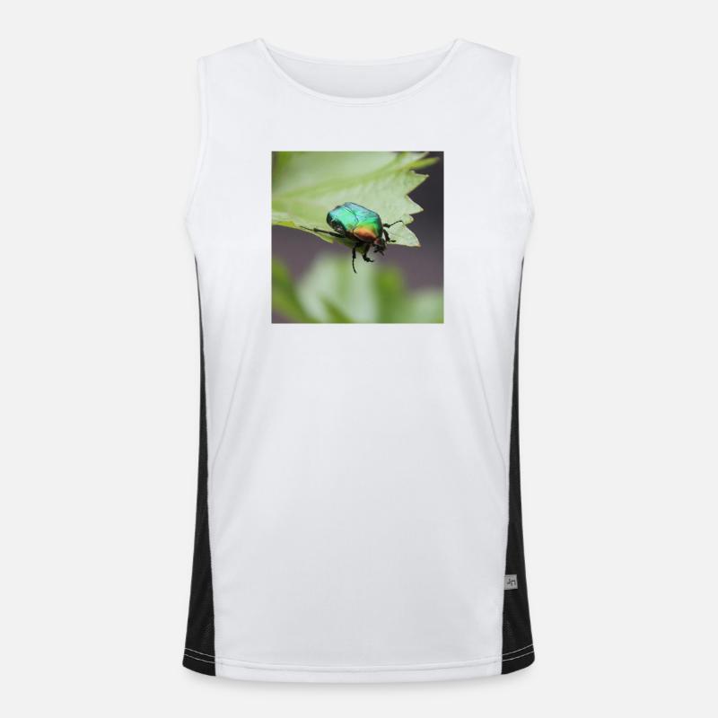 Rose chafer Men's Functional Contrast Tank Top 