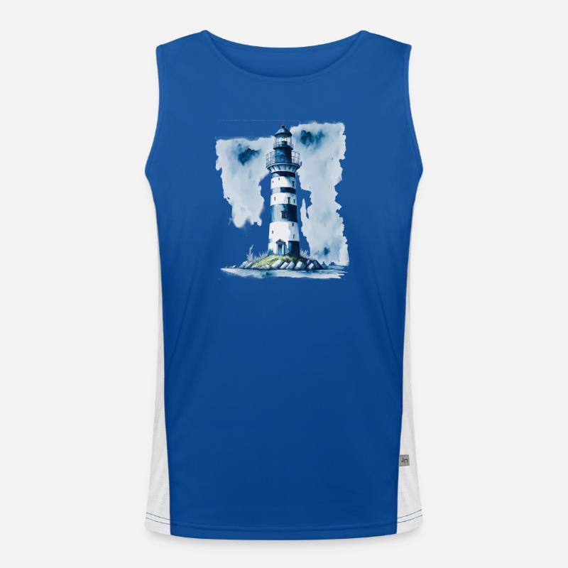 Lighthouse Men's Functional Contrast Tank Top 