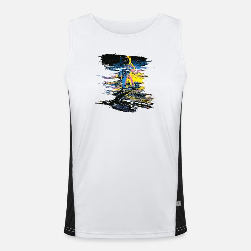 Pop Funktionelles Kontrast-Tank Top für Männer 