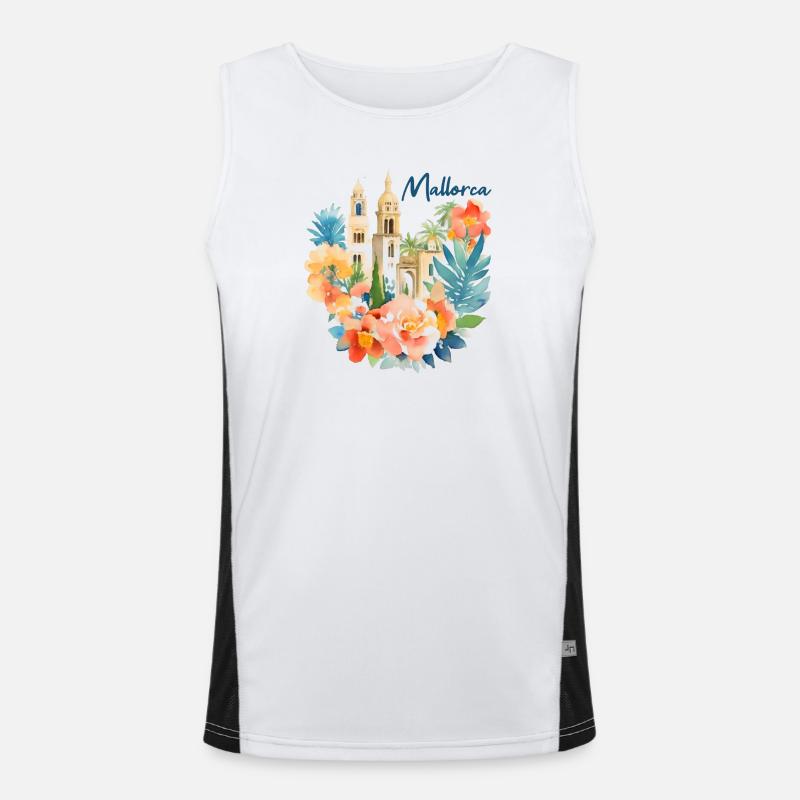 Majorque Débardeur respirant contrasté Homme 