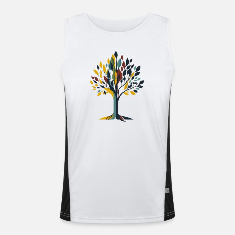 Tree Men's Functional Contrast Tank Top 