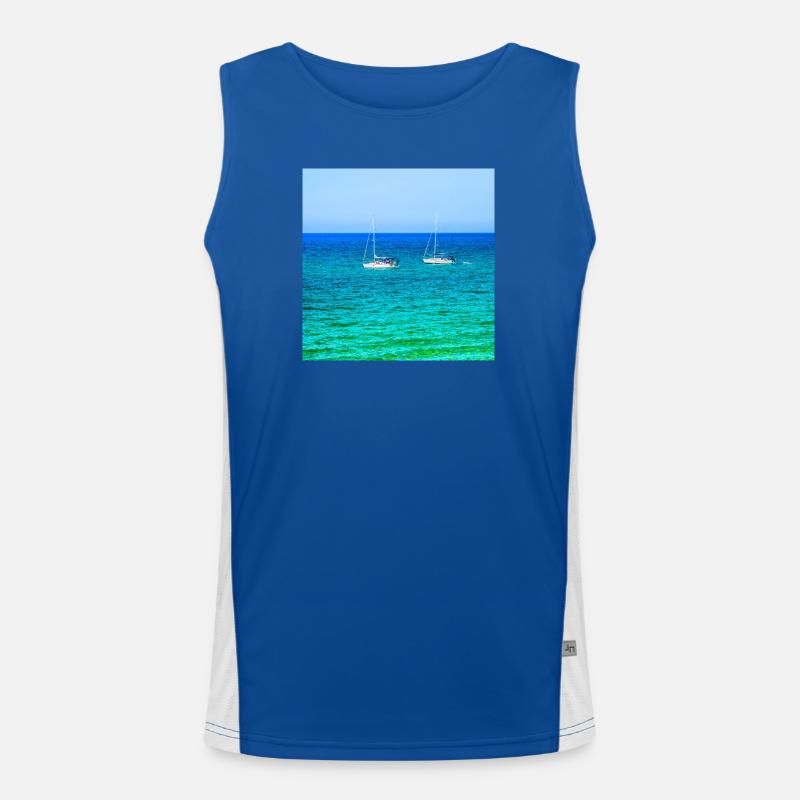 Summer Sailing Men's Functional Contrast Tank Top 