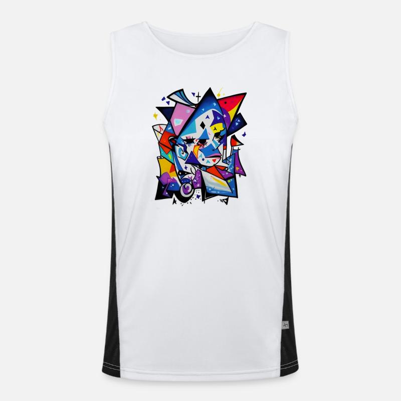 Graffiti Débardeur respirant contrasté Homme 