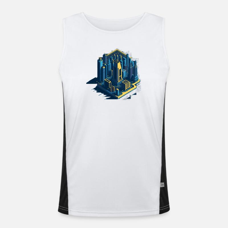 Drawing board Men's Functional Contrast Tank Top 