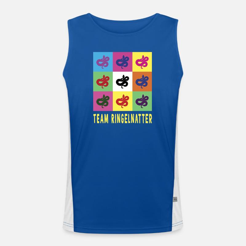 Team grass snake Men's Functional Contrast Tank Top 