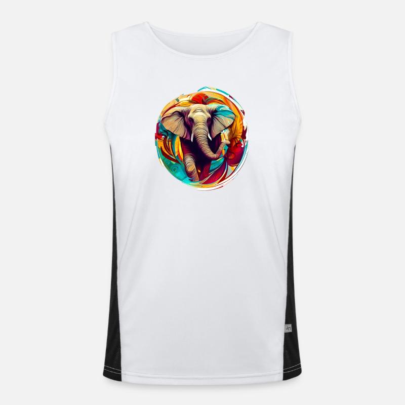 Elephant Men's Functional Contrast Tank Top 